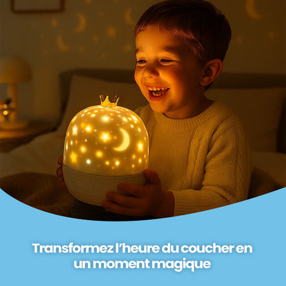 Veilleuse avec projection de ciel étoilé - Enfant Joyeux