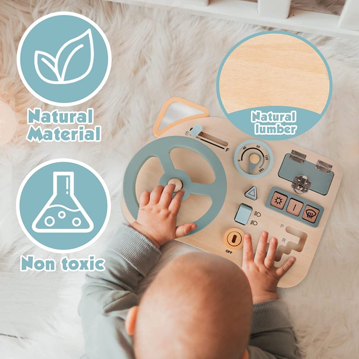 Volant En Bois Montessori Pour Enfants - Enfant Joyeux