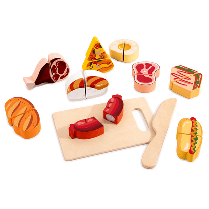 Jeu De Nourriture En Bois À Couper Montessori